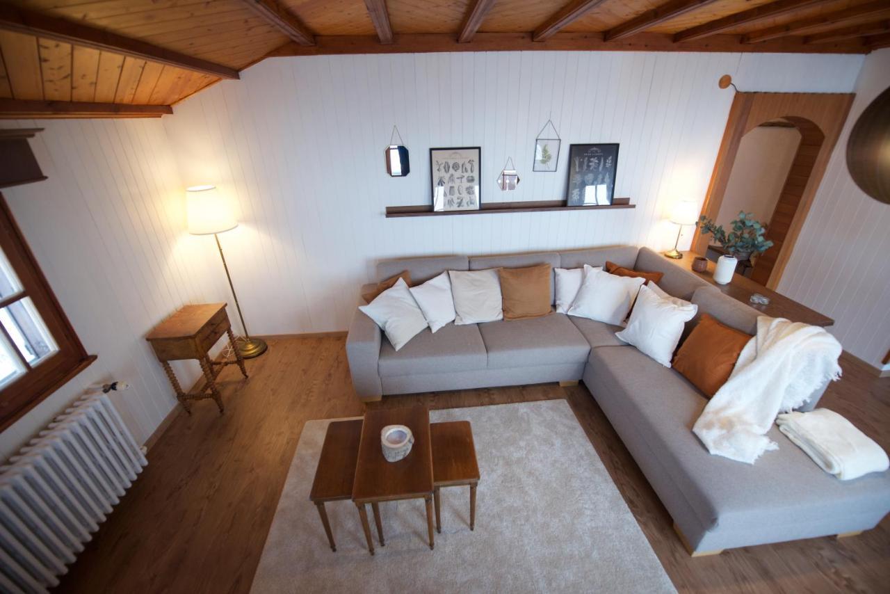 Chalet Serpolet - Appartement Leysin Exterior foto