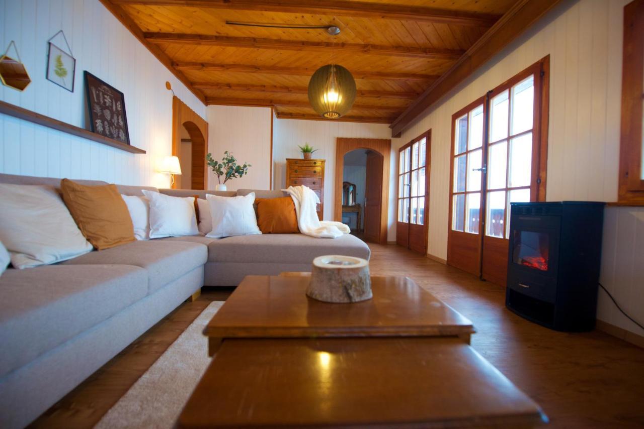 Chalet Serpolet - Appartement Leysin Exterior foto