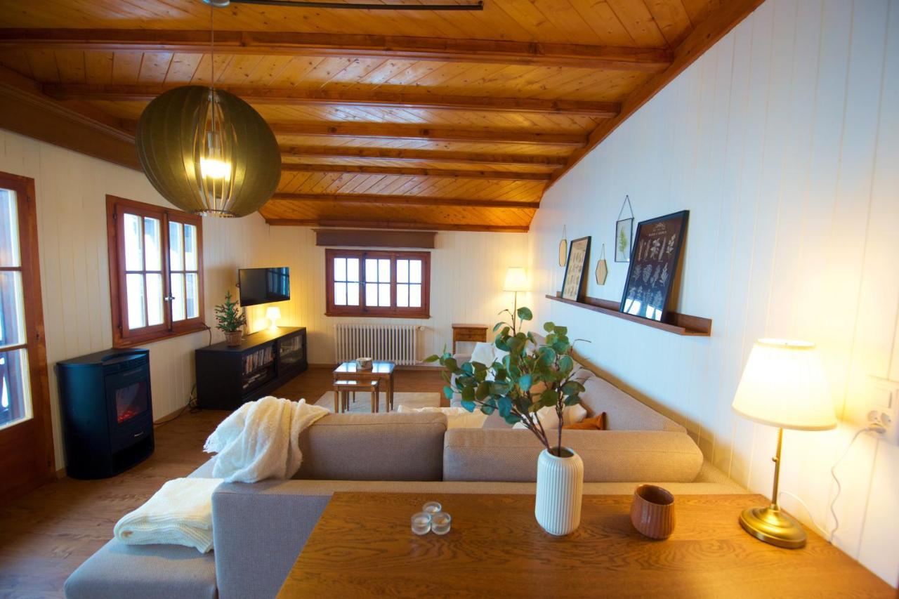 Chalet Serpolet - Appartement Leysin Exterior foto