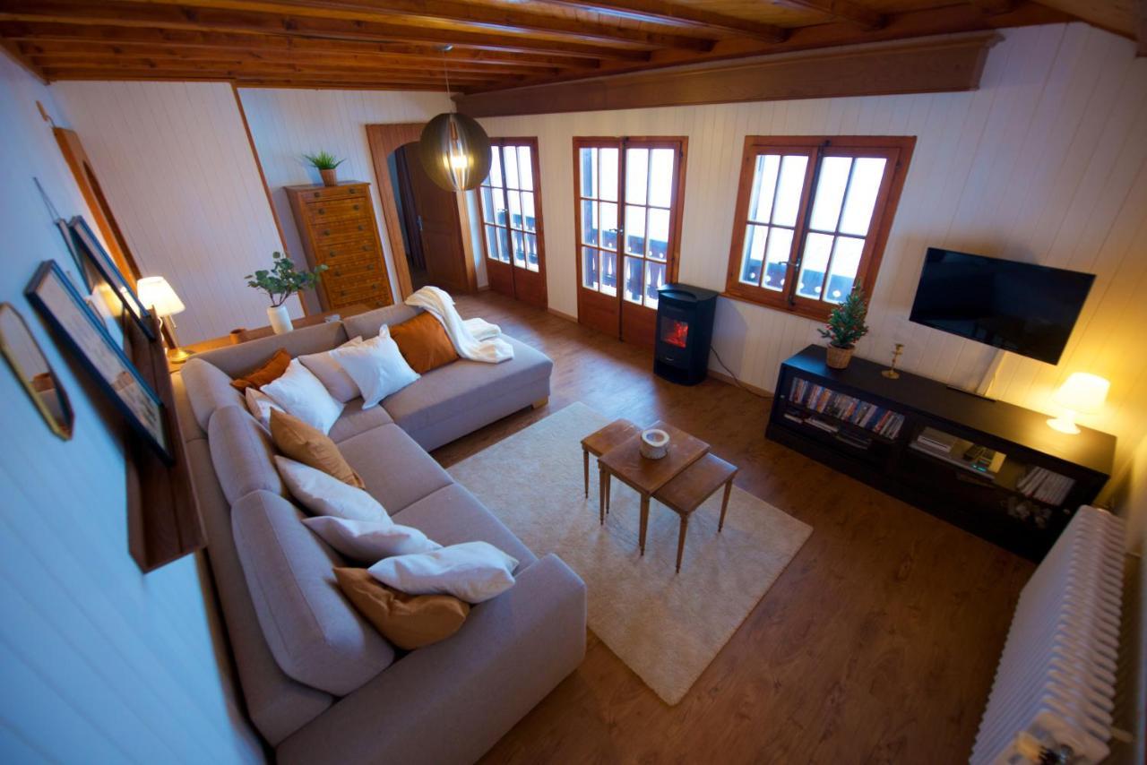 Chalet Serpolet - Appartement Leysin Exterior foto